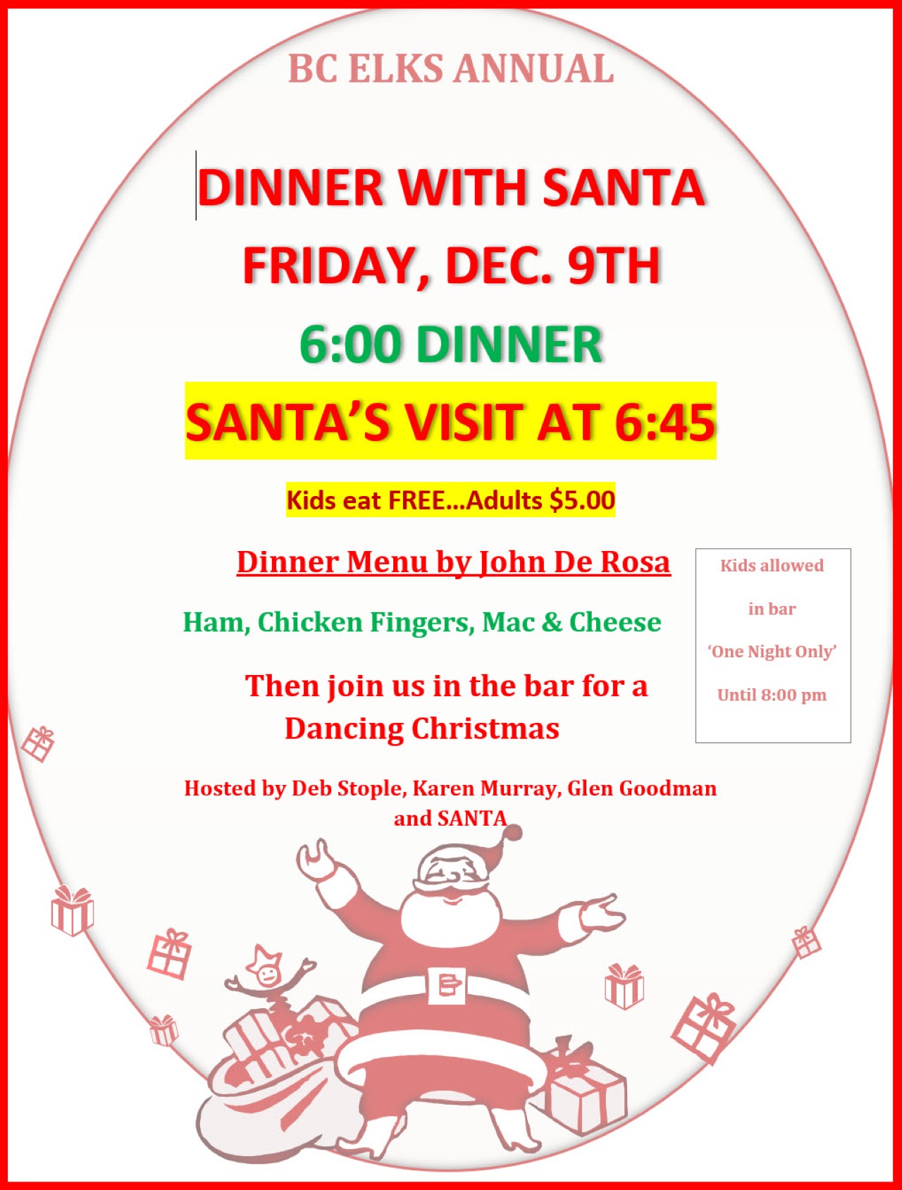 Dinner with Santa