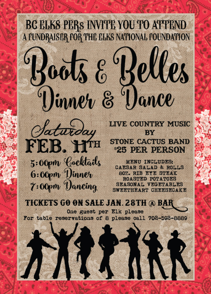 Boots and Belles dinner and Dance