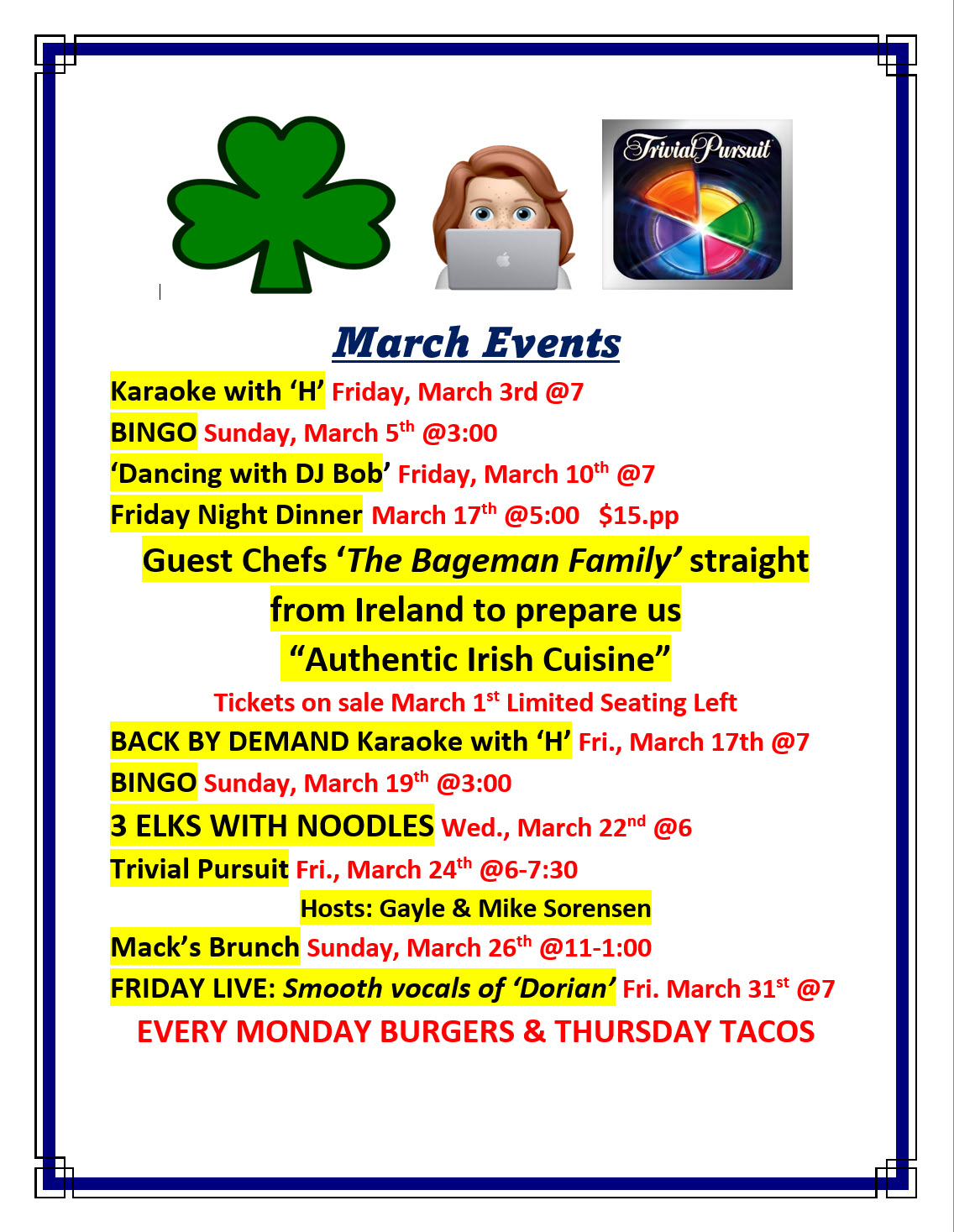 2023-03-31 - March Events