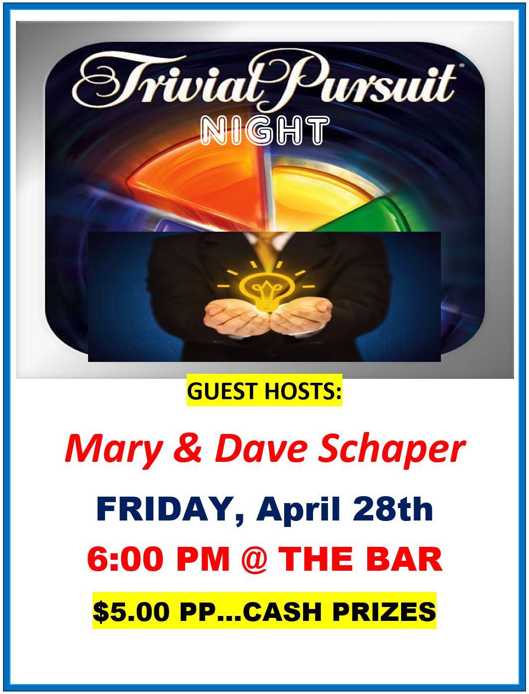 2023-04-28 - Trivial Pursuit with Mary & Dave Schraper