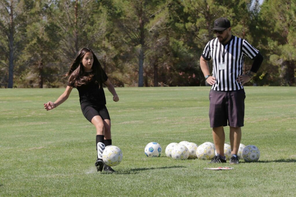 2024 Soccer Shoot Girl In Black