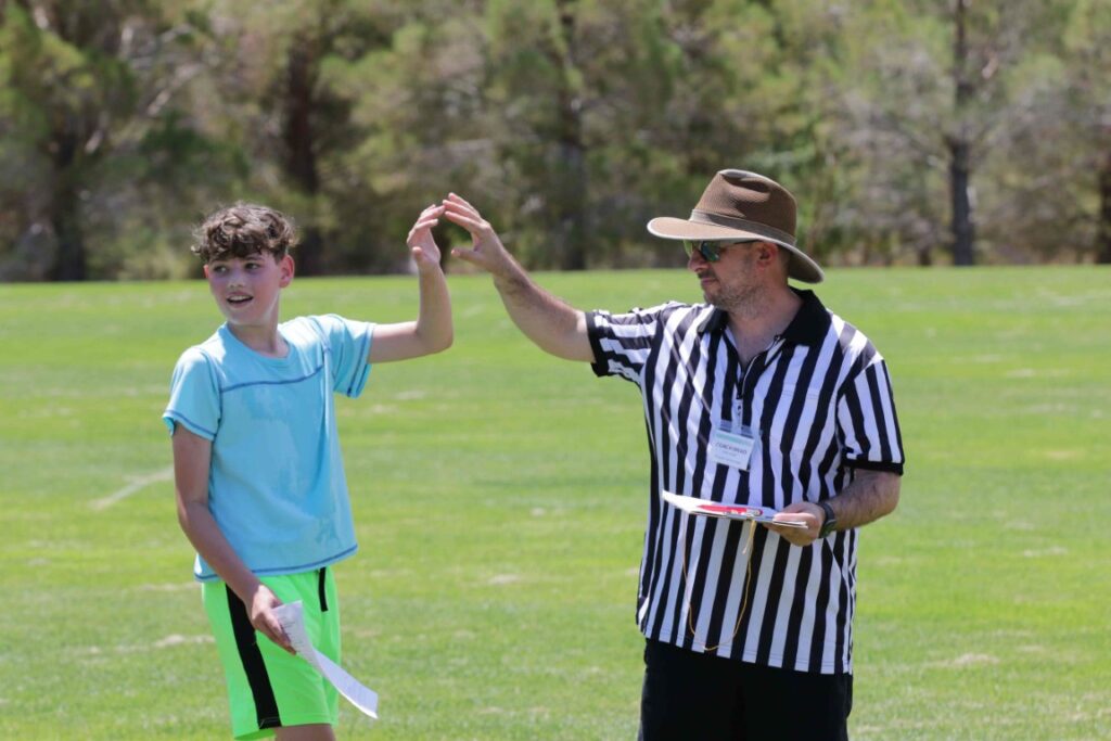 2024 Soccer Shoot Happy Contestant