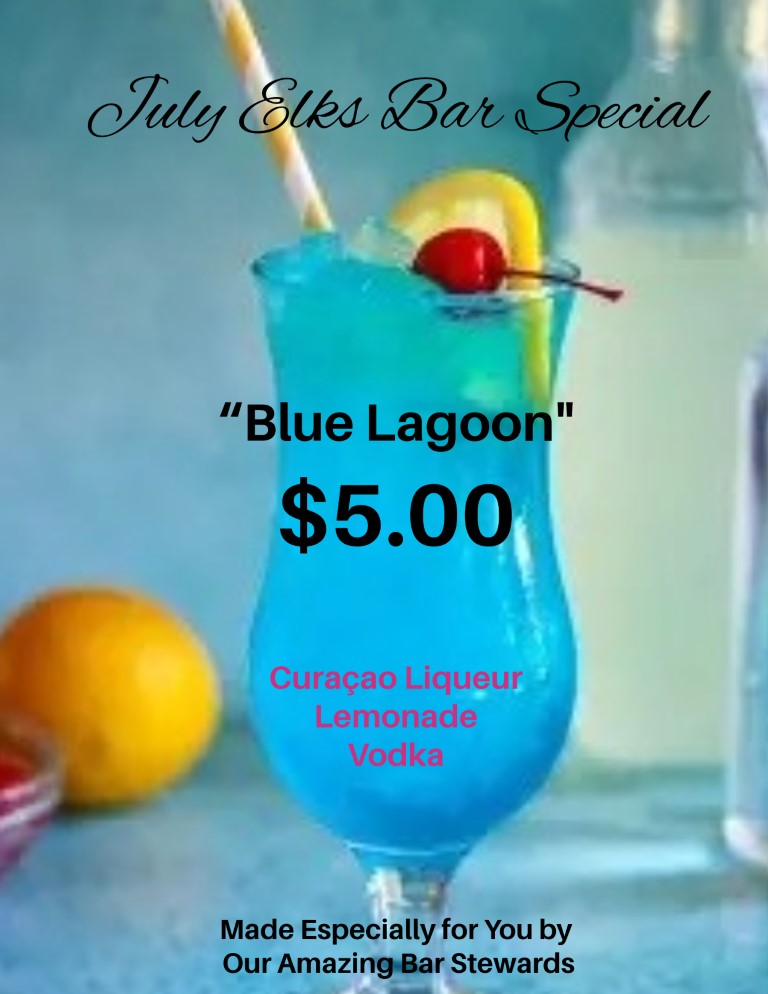 2025-07-31 Blue Lagoon Bar Special