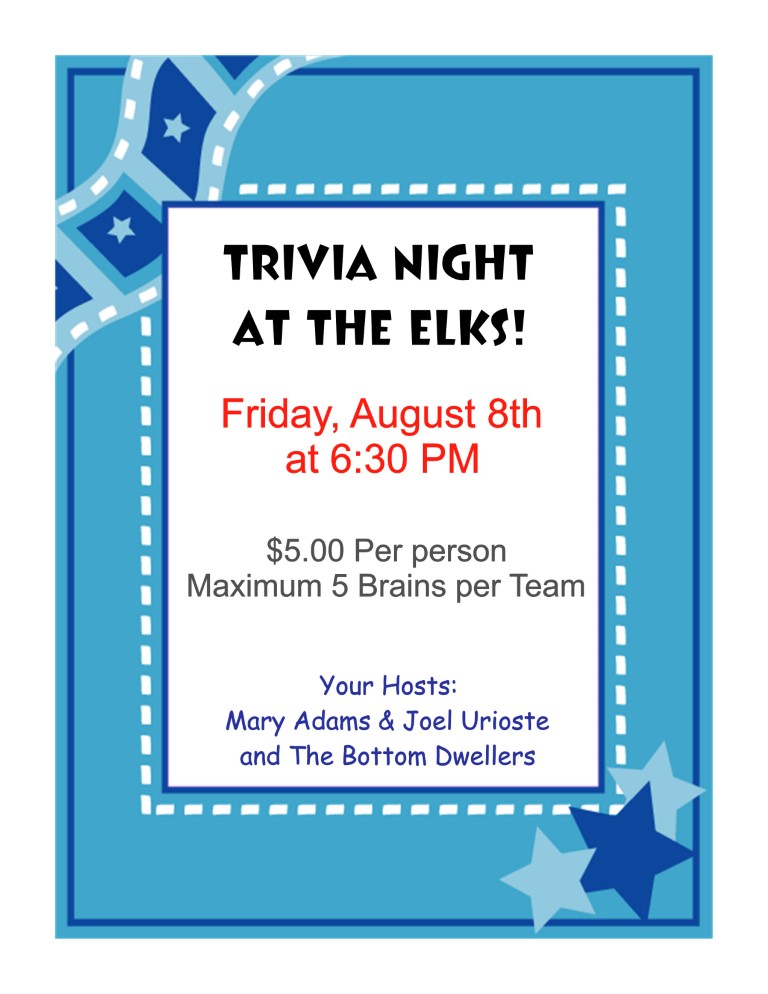 2025-08-08 August Trivia Night