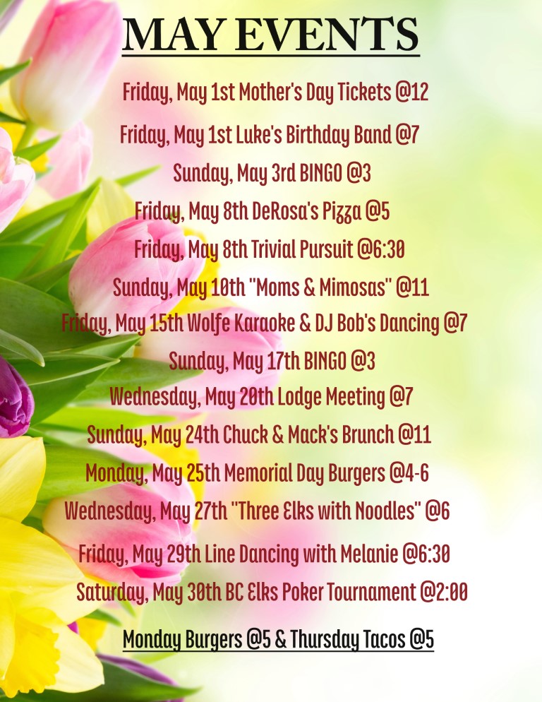 2026-05-31 May 2026 Events