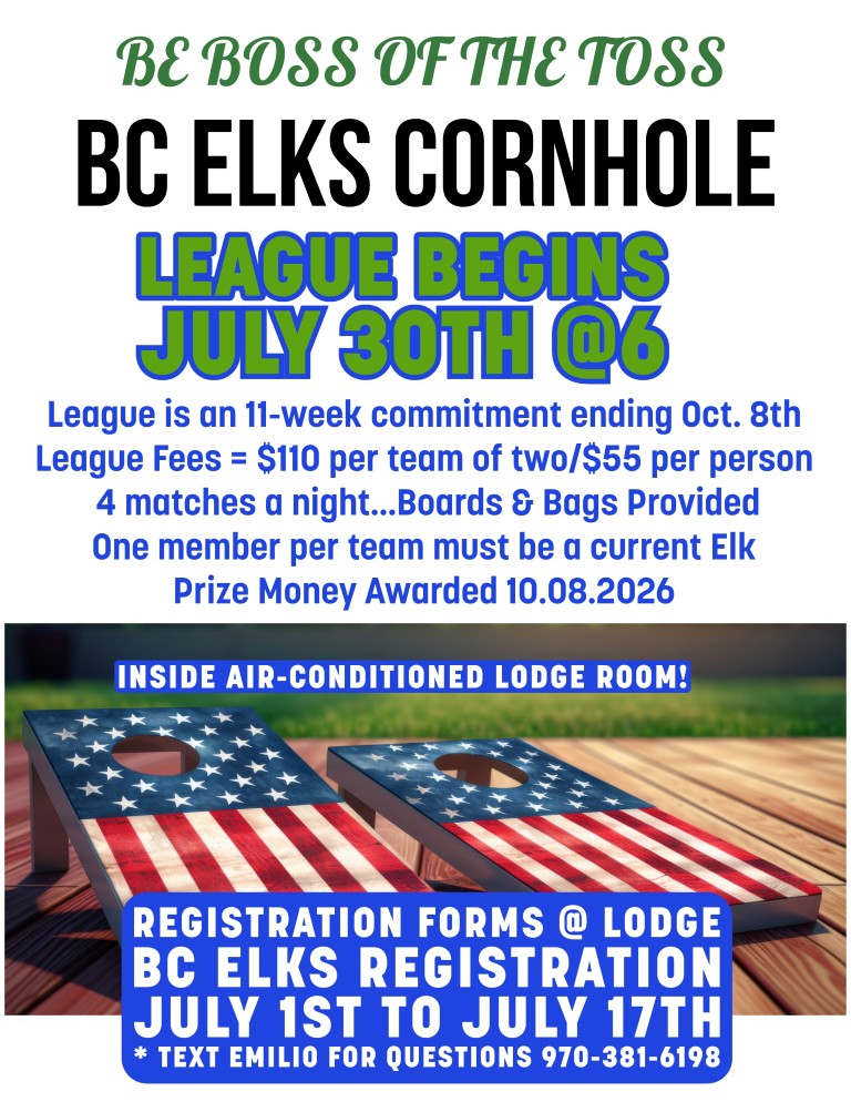 2026-07-30 Cornhole League