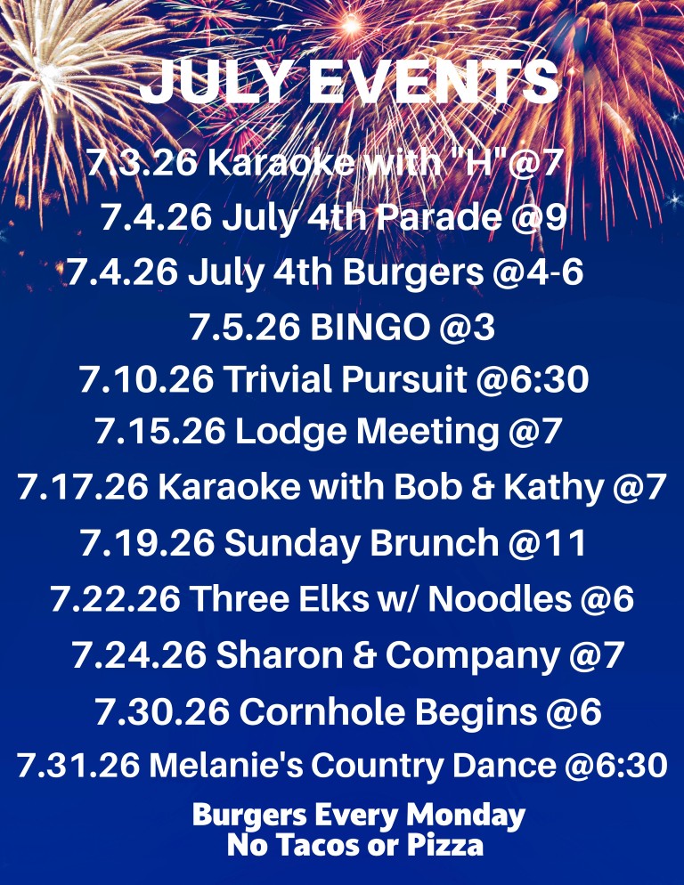 2026-07-31 July 2026 Events